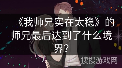 《我师兄实在太稳》的师兄最后达到了什么境界？