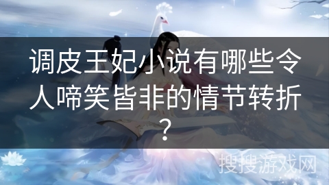调皮王妃小说有哪些令人啼笑皆非的情节转折？