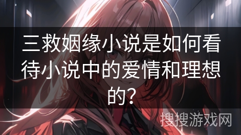 三救姻缘小说是如何看待小说中的爱情和理想的？