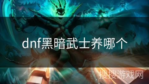dnf黑暗武士养哪个