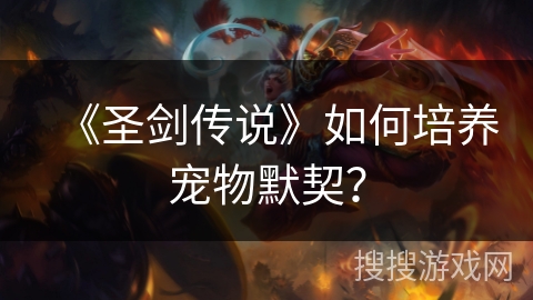 《圣剑传说》如何培养宠物默契？