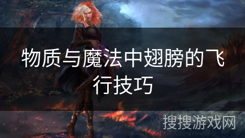 物质与魔法中翅膀的飞行技巧 物质与魔法中翅膀的飞行技巧