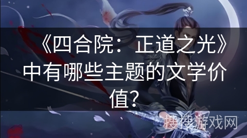 《四合院：正道之光》中有哪些主题的文学价值？