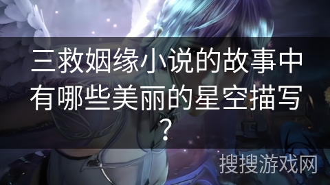 三救姻缘小说的故事中有哪些美丽的星空描写？