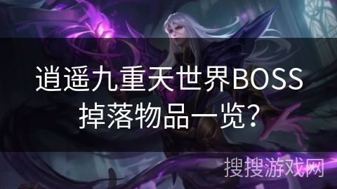 逍遥九重天世界BOSS掉落物品一览？