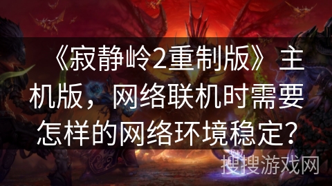 《寂静岭2重制版》主机版，网络联机时需要怎样的网络环境稳定？