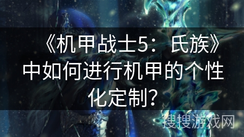 《机甲战士5：氏族》中如何进行机甲的个性化定制？