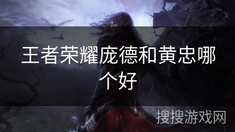 王者荣耀庞德和黄忠哪个好