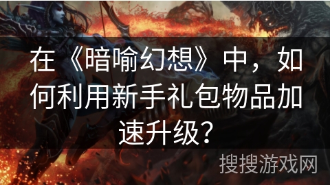 在《暗喻幻想》中，如何利用新手礼包物品加速升级？