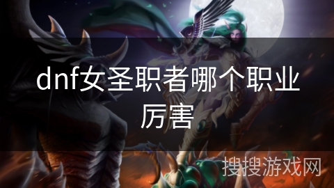 dnf女圣职者哪个职业厉害