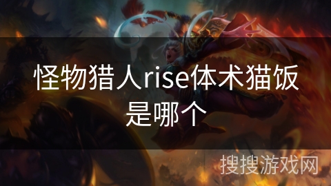 怪物猎人rise体术猫饭是哪个