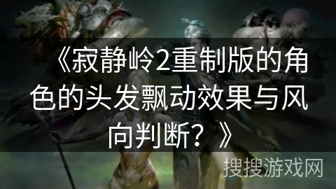 《寂静岭2重制版的角色的头发飘动效果与风向判断？》