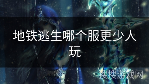 地铁逃生哪个服更少人玩