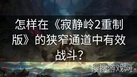 怎样在《寂静岭2重制版》的狭窄通道中有效战斗？