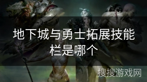 地下城与勇士拓展技能栏是哪个
