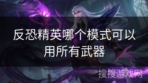 反恐精英哪个模式可以用所有武器