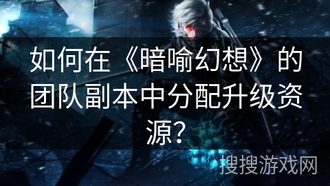 如何在《暗喻幻想》的团队副本中分配升级资源？