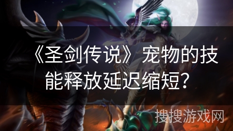 《圣剑传说》宠物的技能释放延迟缩短？