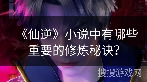 《仙逆》小说中有哪些重要的修炼秘诀？