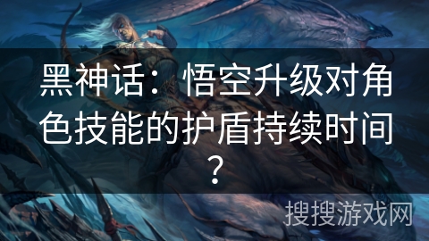黑神话：悟空升级对角色技能的护盾持续时间？