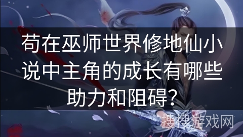 苟在巫师世界修地仙小说中主角的成长有哪些助力和阻碍？