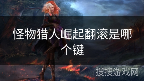 怪物猎人崛起翻滚是哪个键