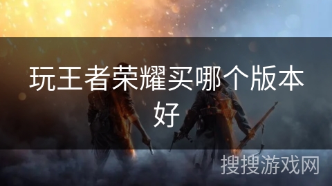 玩王者荣耀买哪个版本好