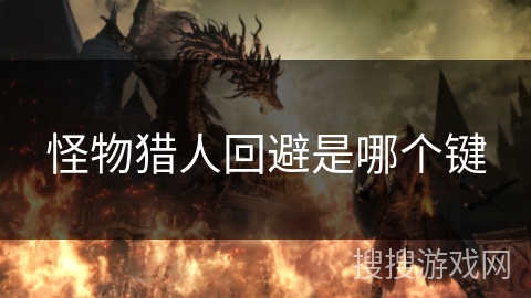 怪物猎人回避是哪个键