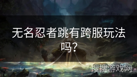 无名忍者跳有跨服玩法吗？