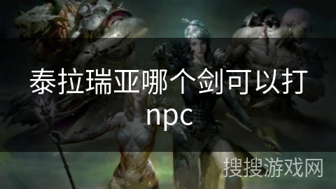 泰拉瑞亚哪个剑可以打npc 泰拉瑞亚哪个剑可以打npc