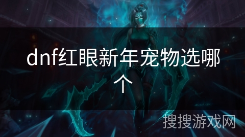 dnf红眼新年宠物选哪个