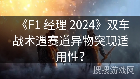 《F1 经理 2024》双车战术遇赛道异物突现适用性？