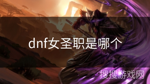 dnf女圣职是哪个