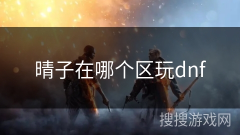晴子在哪个区玩dnf