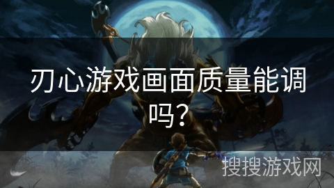 刃心游戏画面质量能调吗? 刃心游戏画面质量能调吗?