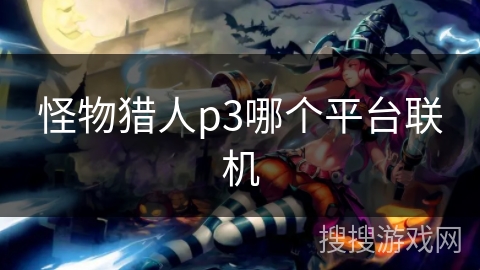 怪物猎人p3哪个平台联机