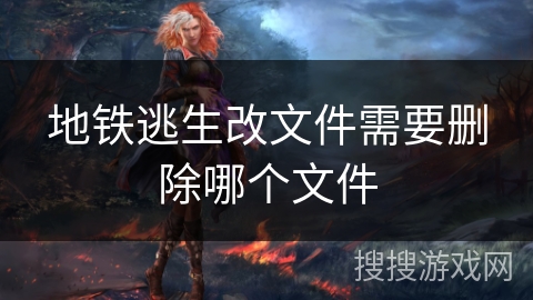 地铁逃生改文件需要删除哪个文件