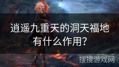 逍遥九重天的洞天福地有什么作用？