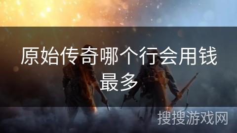 原始传奇哪个行会用钱最多