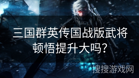 三国群英传国战版武将顿悟提升大吗？