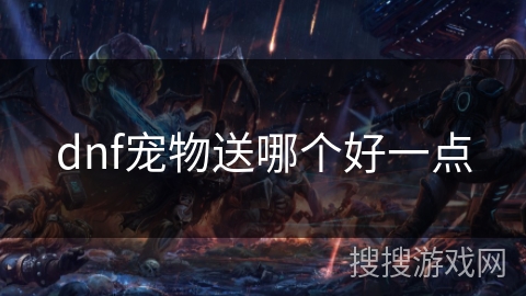 dnf宠物送哪个好一点