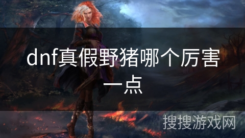 dnf真假野猪哪个厉害一点