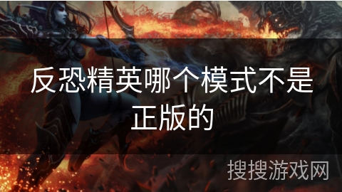 反恐精英哪个模式不是正版的