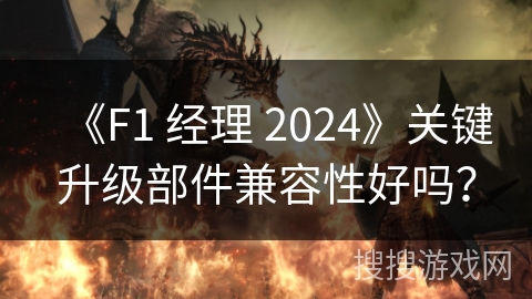 《F1 经理 2024》关键升级部件兼容性好吗？