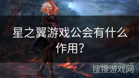 星之翼游戏公会有什么作用?