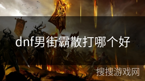 dnf男街霸散打哪个好
