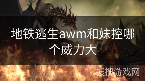 地铁逃生awm和妹控哪个威力大