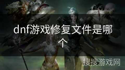 dnf游戏修复文件是哪个 dnf游戏修复文件是哪个