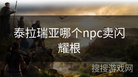 泰拉瑞亚哪个npc卖闪耀根