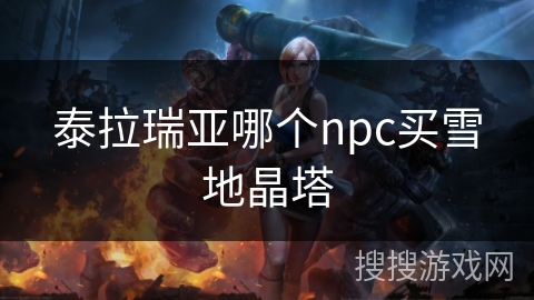 泰拉瑞亚哪个npc买雪地晶塔